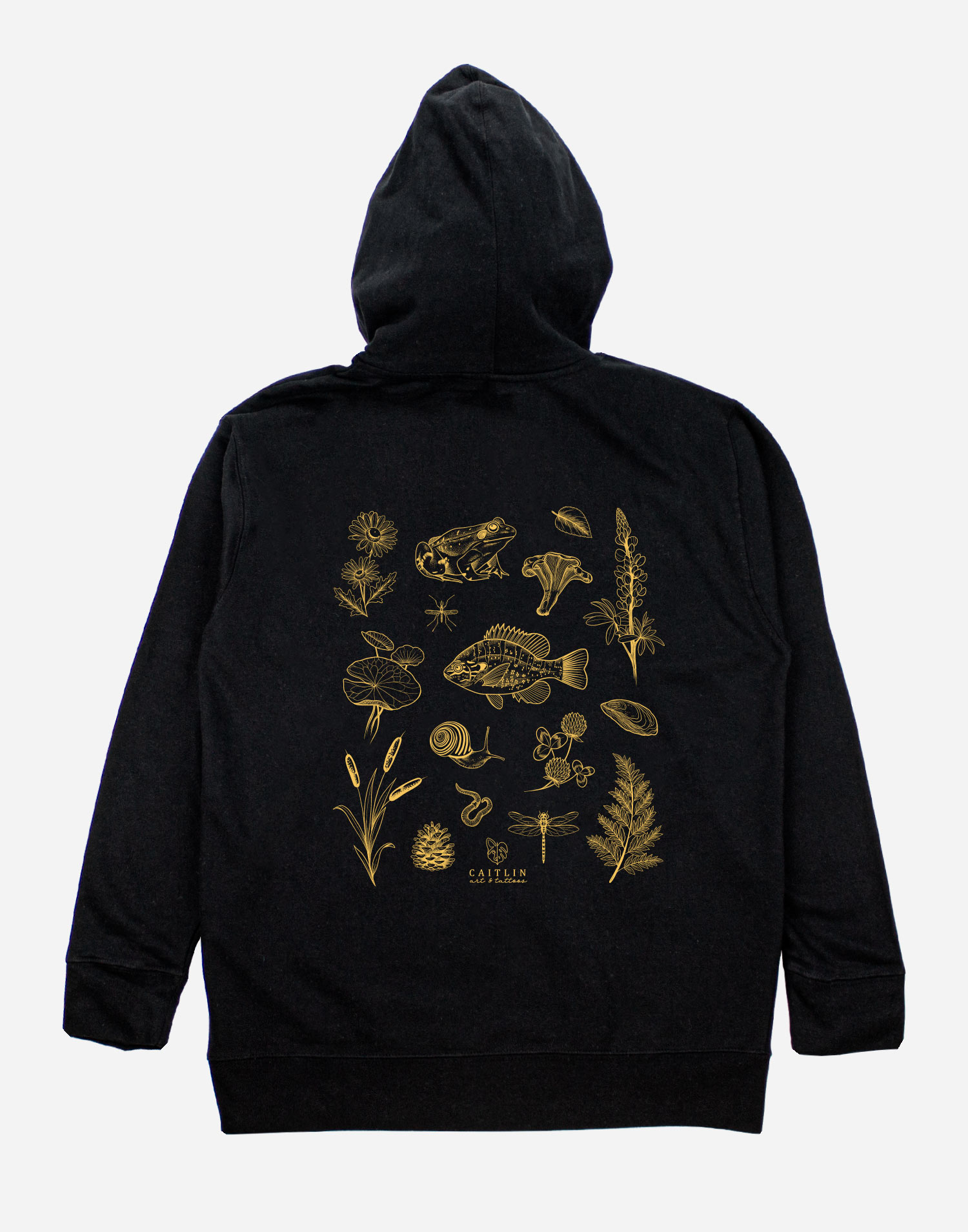 CA003-Hoodie-Noir-Back