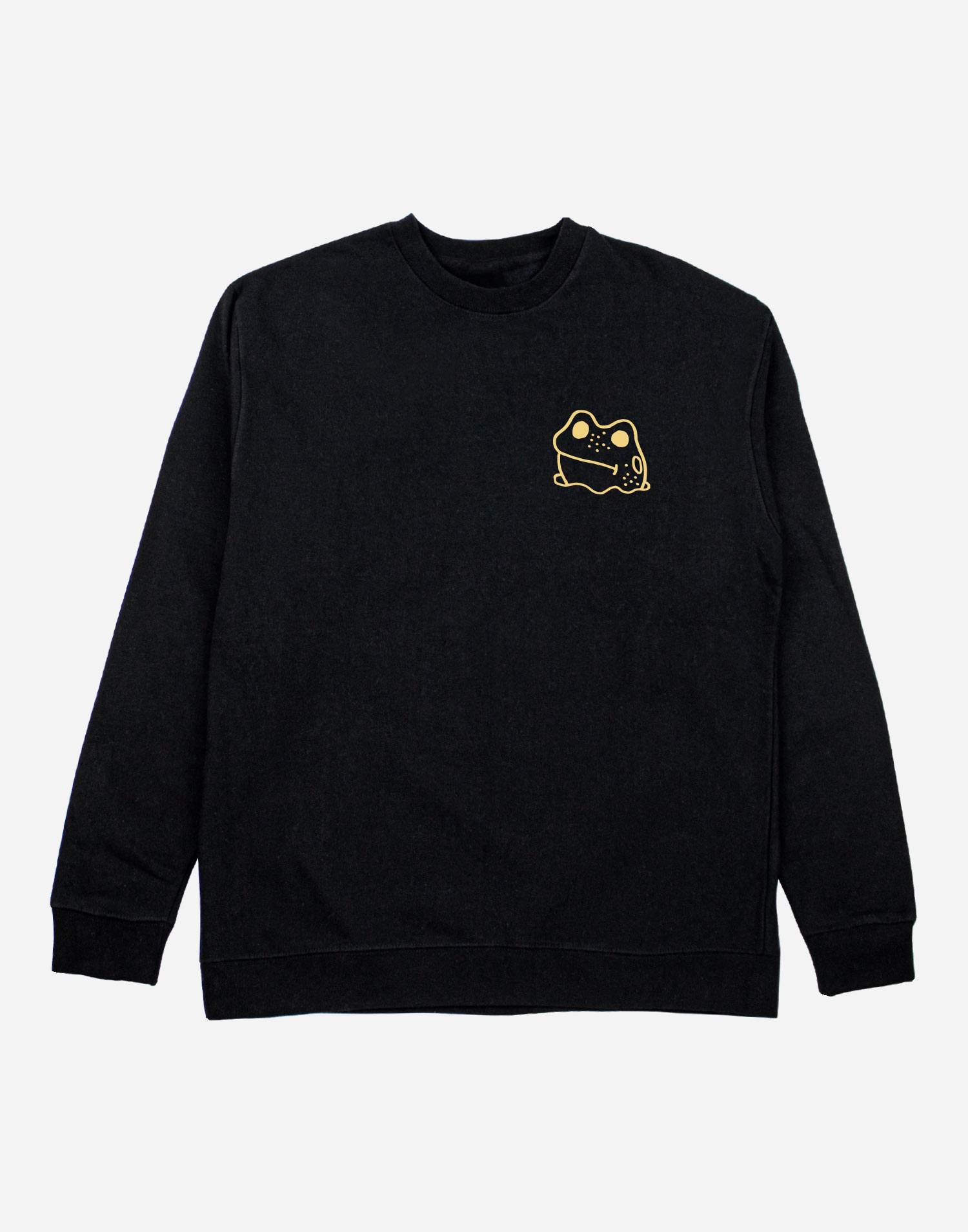 NN014-Crewneck-Noir-Front