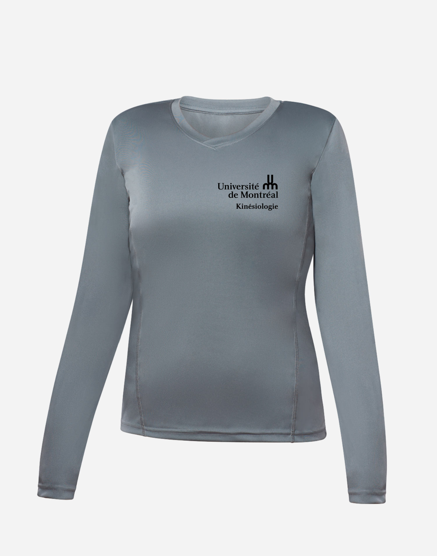 Udem-ManchesLonguesSportPourFemme-kine-Gris